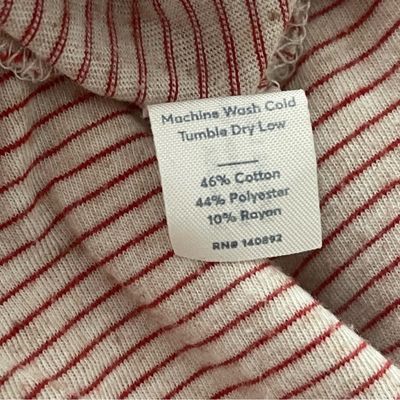 Marine Layer Shirt Mens Small Red Stripe Ortega Pocket Tee Nantucket Surf Prep - Picture 7 of 7